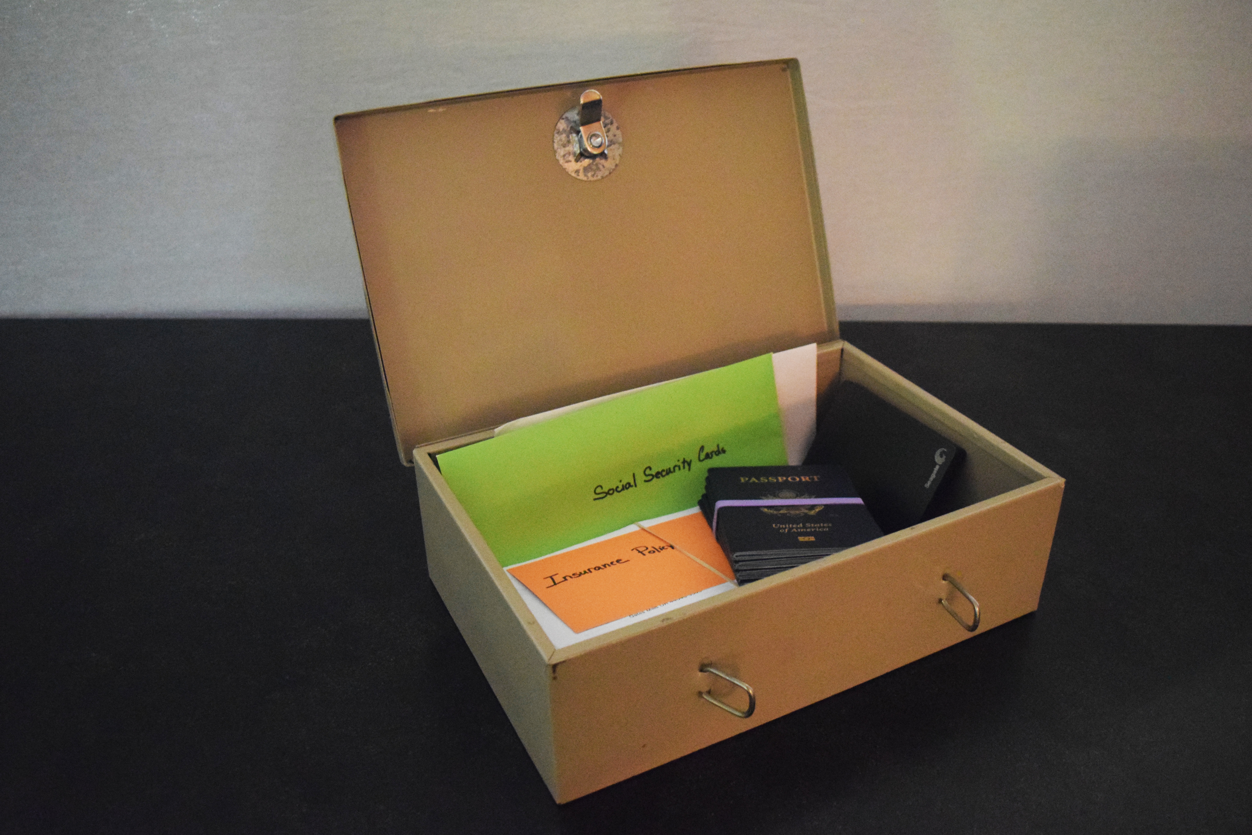 Open Box Lock Get Organized! Week Five